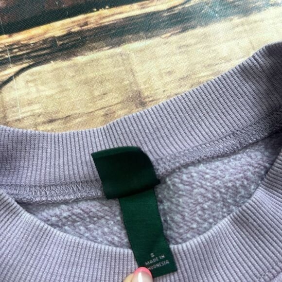 wild fable Purple Pullover Cropped - Picture 4 of 6